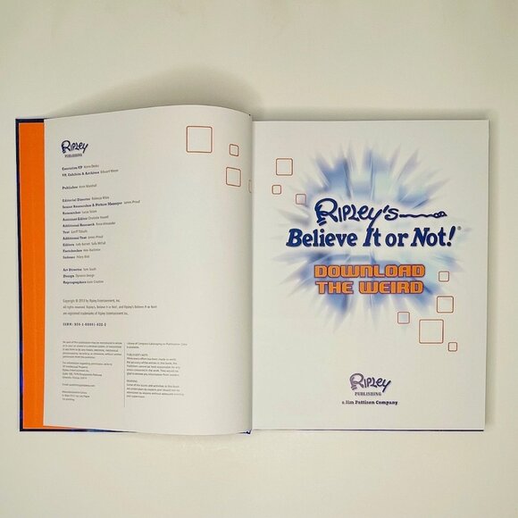 Hardcover Book - Ripley’s Believe It or Not! Book, Download the Weird, Volume 9 - Picture 5 of 8